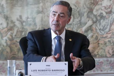 O presidente do STF, ministro Lus Roberto Barroso