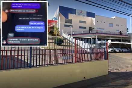 Em detalhe trecho de conversa entre suposto professor e aluno assediado no Colgio Salesiano So Gonalo 