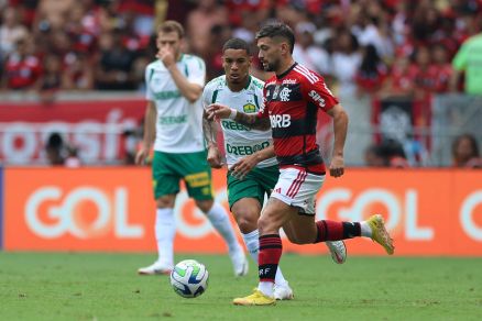 Jogo entre Flamengo e Cuiab no Maracan 
