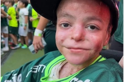 O jovem Pedrinho Guerreiro
