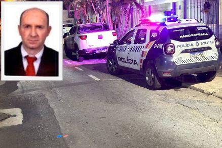 O advogado Roberto Zampieri (detalhe), que foi assasinado em Cuiab
