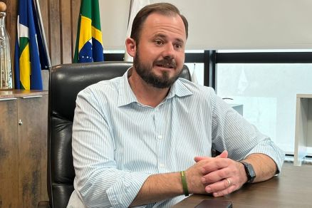 O presidente da Aprosoja de Mato Grosso, Lucas Costa Beber