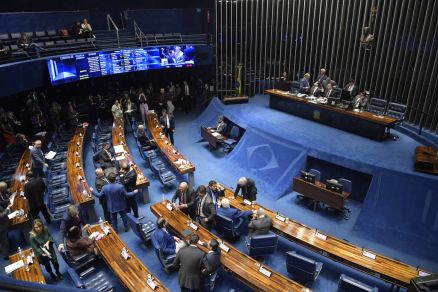 Plenrio do Senado Federal, onde ocorria a CPI	