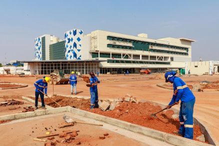 Hospital Central foi reprojetado pelo Governo de Mato Grosso e  construdo pela Secretaria de Estado de Sade (SES-MT)