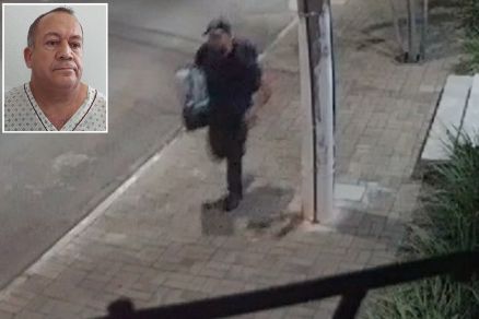 Antnio Gomes da Silva no detalhe e aps atirar contra a vtima pelo menos 10 vezes 