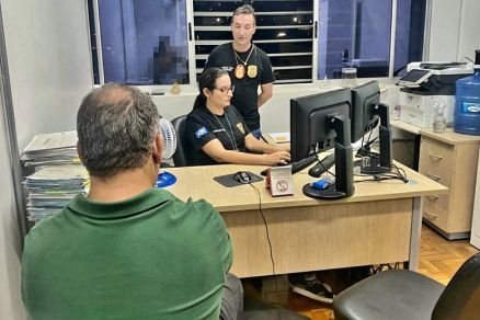 Antnio Gomes da Silva, que foi preso em Minas Gerais, durante depoimento 