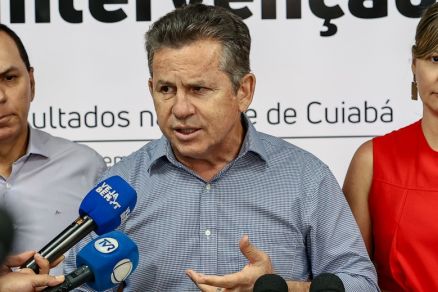O governador Mauro Mendes, que falou sobre derrubada do Marco Temporal