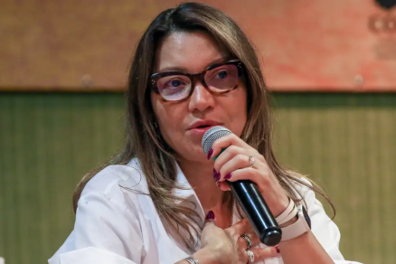 A primieira-dama Rosngela Silva, a Janja
