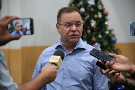 O presidente da Assembleia Legislativa, deputado Eduardo Botelho, que  pr-candidato a prefeito de Cuiab