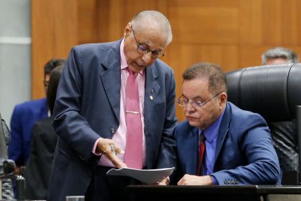 Os deputado estaduais Jlio Campos e Eduardo Botelho