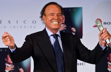 O cantor espanhol Julio Iglesias