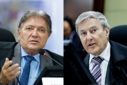 Conselheiros Antonio Joaquim e Waldir Teis