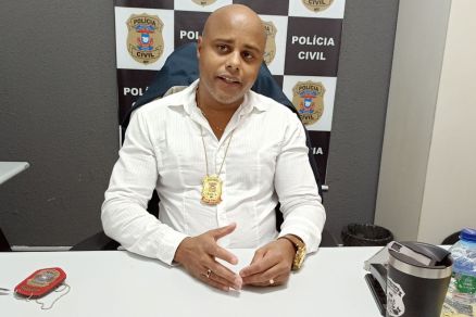 O delegado Nilson Farias, da Delegacia de Homicdio e Proteo  Pessoa de Cuiab