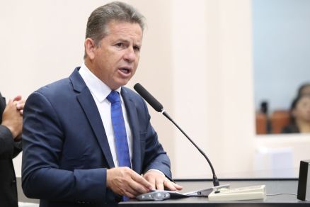 O governador Mauro Mendes, que far reunio nesta tarde com deputados e empresrios 