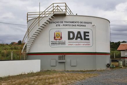 Fachada do Departamento de gua e Esgoto de Vrzea Grande (DAE-VG) 