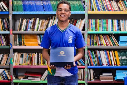 Estudante do programa de 2023, Herison Andr
