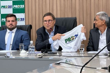 O presidente do PRD Mato Grosso, Mauro Carvalho, que falou sobre as metas eleitorais da sigla