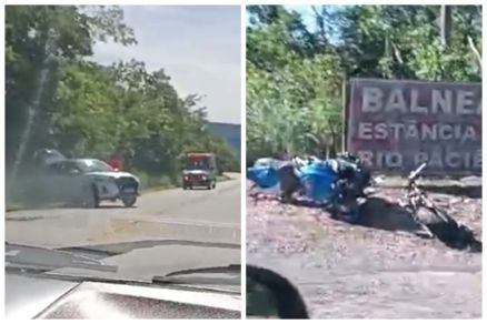 Acidente foi pr�ximo � Salgadeira