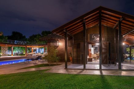 A Casa R�stica, um dos espa�os do Vivans Complexo