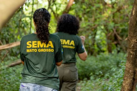 A operao ocorreu nesta sexta-feira (22) com apoio da 1 Companhia Independente de Polcia Militar de Chapada
