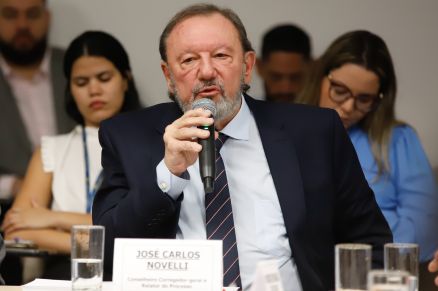 O conselheiro Jos Carlos Novelli, do Tribunal de Contas do Estado