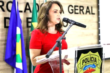 A delegada-geral da Polcia Civil, Daniela Maidel