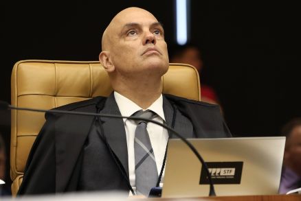 O ministro Alexandre de Moraes, do Supremo Tribunal Federal