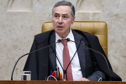 O ministro Luis Barroso, presidente do STF, a quem foi encaminhada a ADI