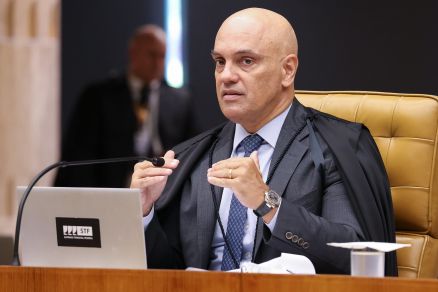 O ministro Alexandre de Moraes, do Supremo Tribunal Federal