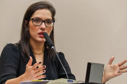 A deputada estadual Janaina Riva, entusiasta da pr�-campanha de Botelho