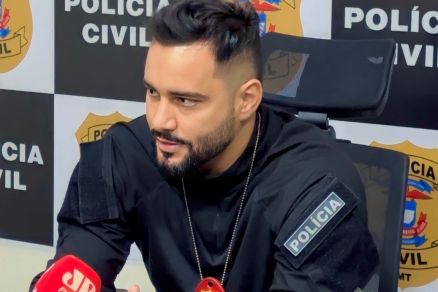 O delegado titular da Delegacia de Peixoto de Azevedo, Geordan Fontenelle