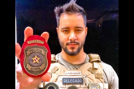 O delegado Geordan Fontenelle, titular de Peixoto de Azevedo