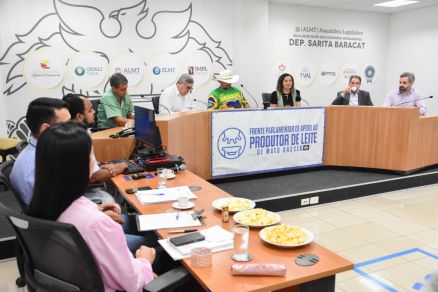 Reunio da Frente Parlamentar de Apoio ao Produtor de Leite, na Assembleia Legislativa