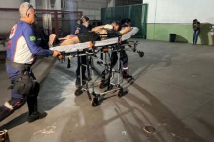 Vtima, de 61 anos, foi encaminhada ao hospital
