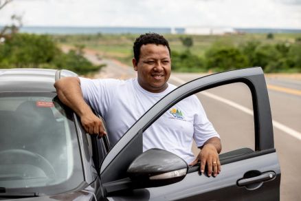 Ney Soares, morador de Paranatinga, afirmou que obra removeu a poeira do permetro urbano