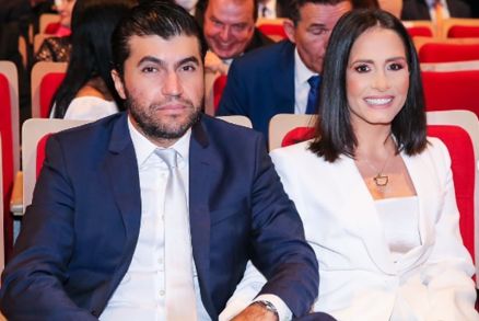 A deputada Amlia e seu marido, o produtor Thiago Boava