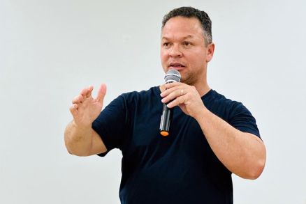 O deputado estadual Cl�udio Ferreira, que foi eleito prefeito de Rondon�polis