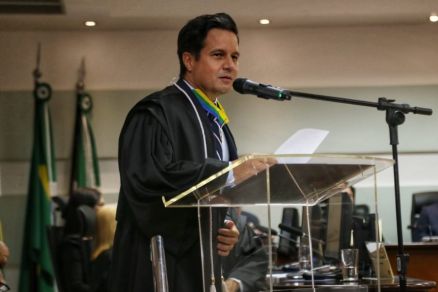 O juiz Lus Otvio Pereira Marques, que tomou posse