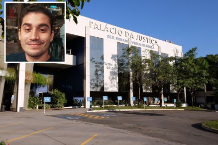 O advogado Nauder Andrade, que foi preso aps condenao por tentativa de feminicdio contra a namorada