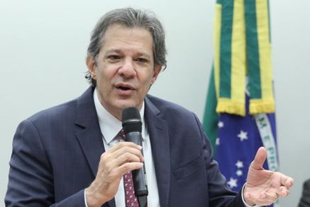 O ministro Fernando Haddad