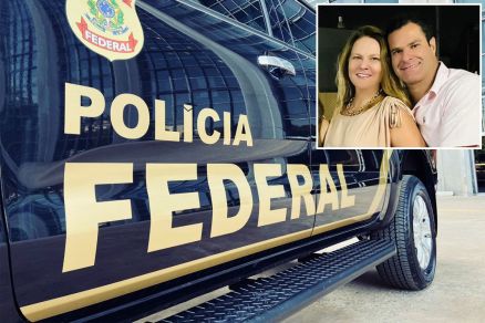 O casal Mara Kenia Dier e Flvio Henrique Lucas (detalhe), que foi preso em operao