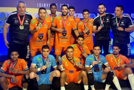 O time de futsal de Mato Grosso, que deve representar o Brasil em Mundial