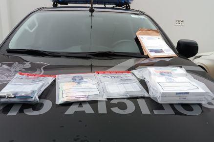 Material apreendido durante a opera��o deflagrada nesta segunda