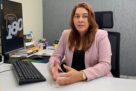 A delegada titular da Delegacia Especializada de Estelionato de Cuiab, Eliane da Silva Moraes
