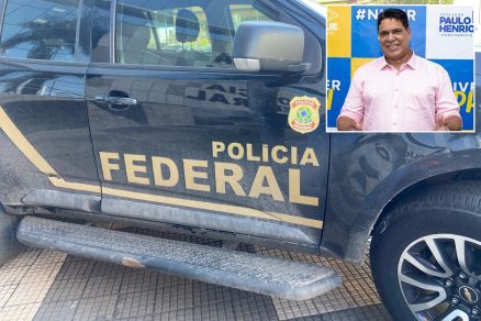 O vereador Paulo Henrique (detalhe), que foi alvo da Operao Ragnatela