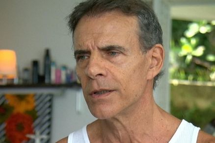 O ator Mrio Gomes, atualmente com 71 anos de idade