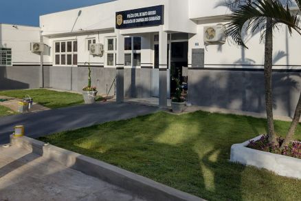 Fachada da Delegacia de Chapada dos Guimares 
