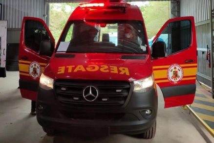 Corpo de Bombeiros encaminhou vtima a unidade de sade 