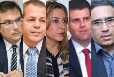 Os promotores de Justia que assinam a denncia contra supostas emboscadas
