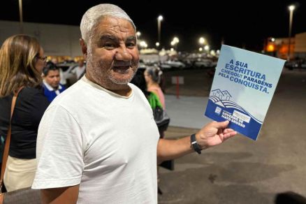 Reinoldo Alves de Souza foi um dos beneficiados com a escritura 